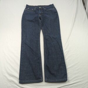 Polo Ralph Lauren Jeans Womens 10 Blue 67 Boot Cut Dark Wash Casual Western Boho